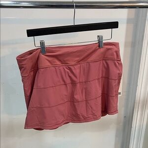 Lululemon Athletica Pace Rival Pink Mini Skirt